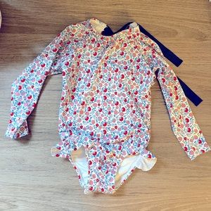 Minnow size1 1 one piece rashguard